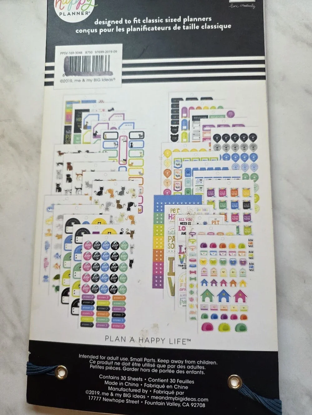 The Happy Planner bright multicolor